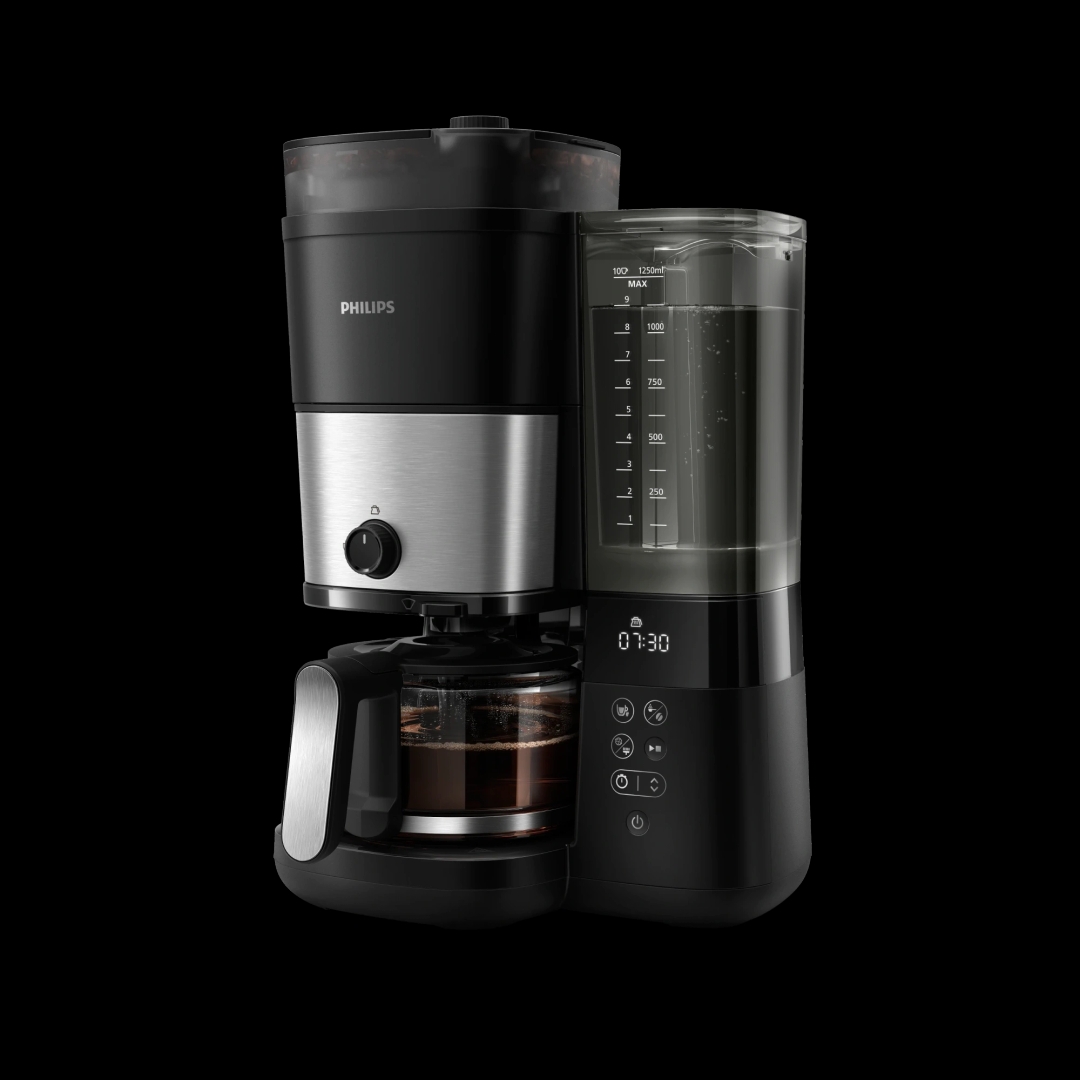 All-in-1 Brew Drip Coffee Maker with built-in grinder
